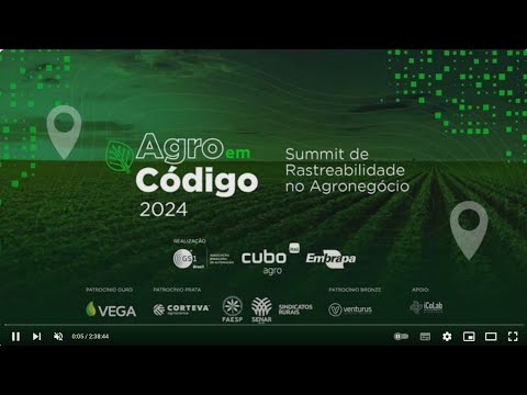 Summit de Rastreabilidade no Agronegócio - 1ª PARTE