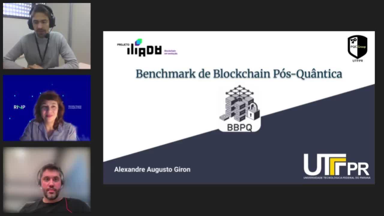 Encontro 1 - 26/8/25: Comunidade de Especialistas em Blockchain | GT-BBPQ