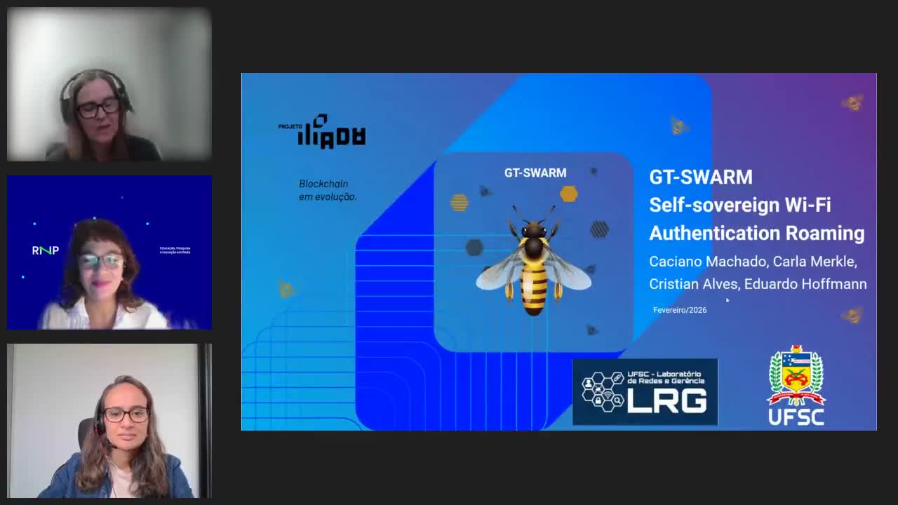 Encontro 10 - 10/02/26: Comunidade de Especialistas em Blockchain | GT-SWARM