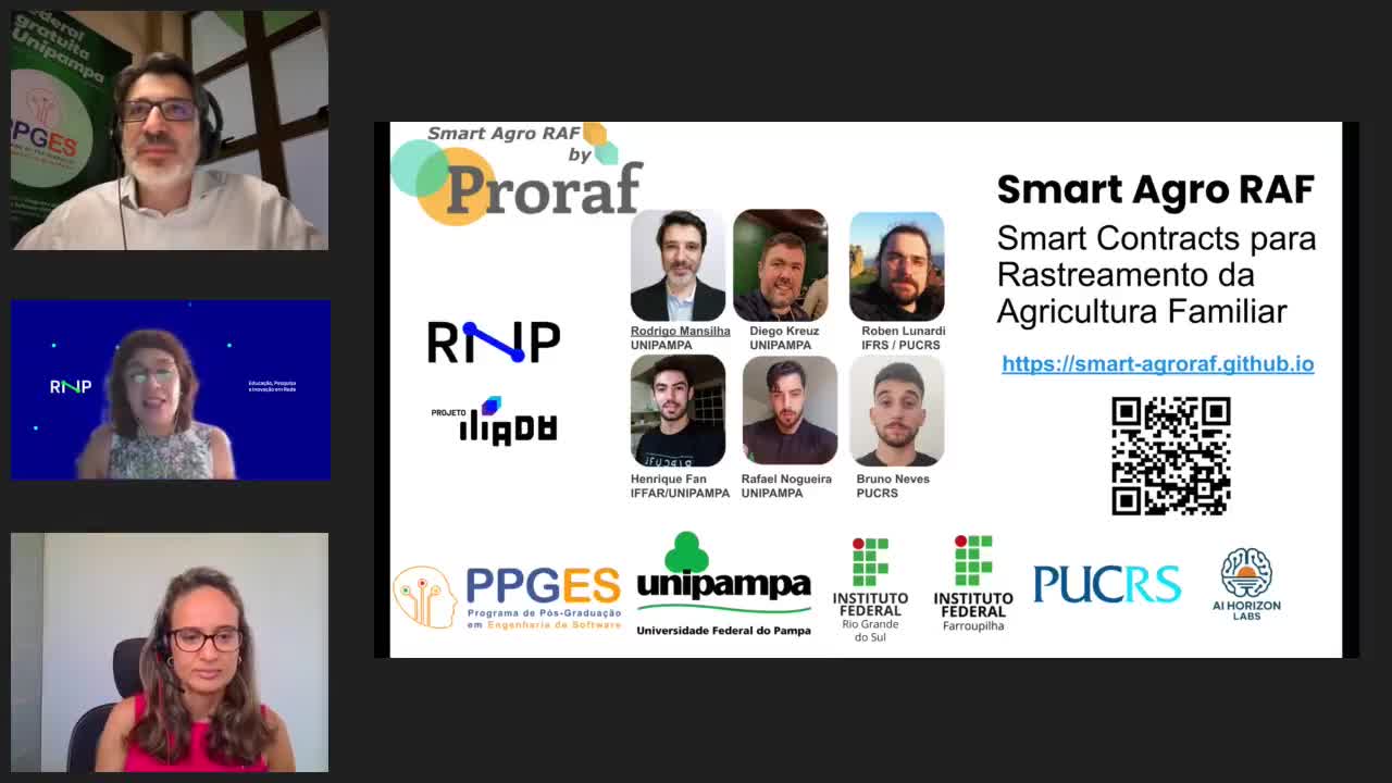 Encontro 12 - 23/03/26: Comunidade de Especialistas em Blockchain | GT-SmartAGRO
