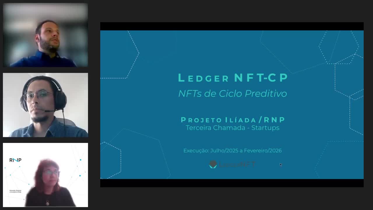 Encontro 17 - 18/6/26: Comunidade de Especialistas em Blockchain | Ledger NFT-CP