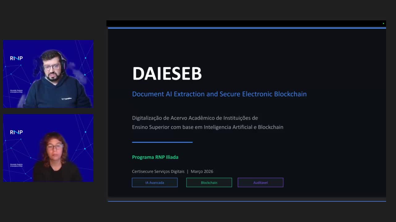 Encontro 19 - 14/7/26: Comunidade de Especialistas em Blockchain | Certisecure