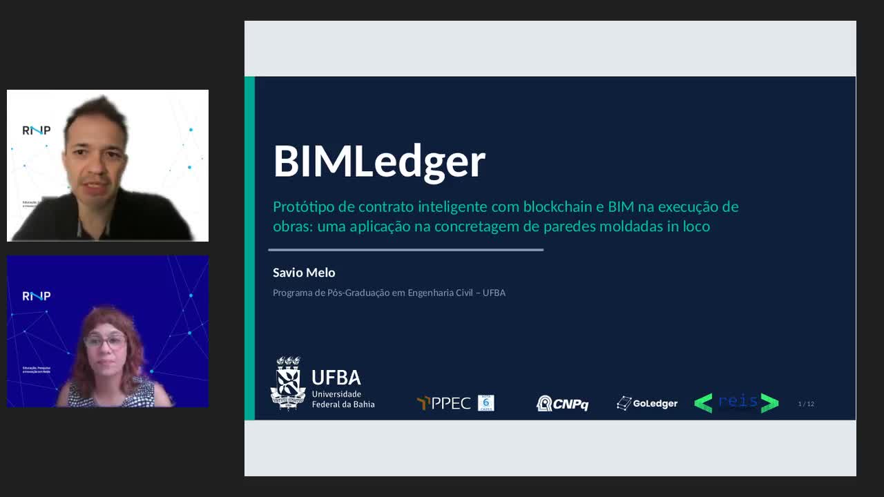 Encontro 20 - 03/8/26: Comunidade de Especialistas em Blockchain | BIM Ledger