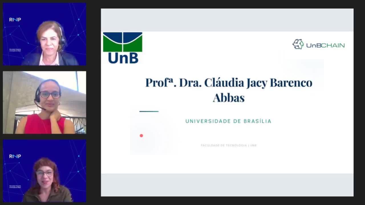 Encontro 21 - 20/8/26: Comunidade de Especialistas em Blockchain | UnBChain